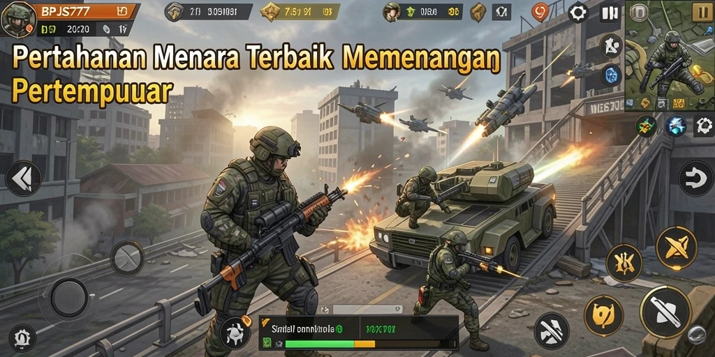 Gameplay seru dengan strategi menara dalam BPJS777.
