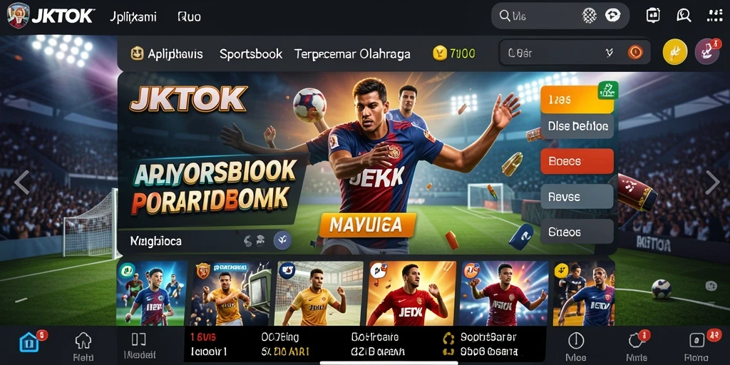 Tampilan gameplay Sportsbook yang menarik dan interaktif.