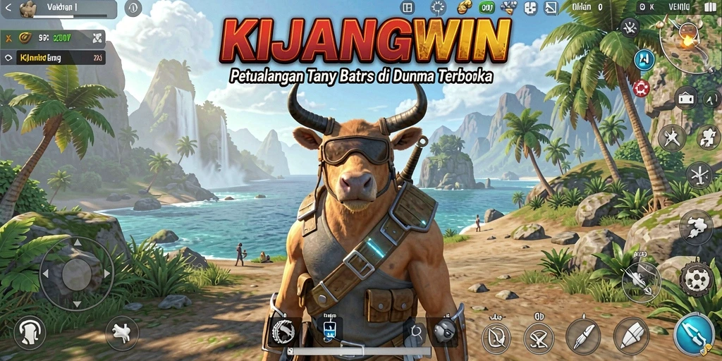 Menampilkan gameplay menarik di dunia terbuka KIJANGWIN.
