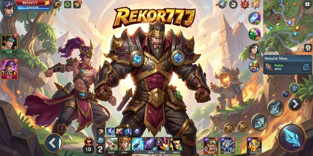 Tangkapan layar gameplay <strong>REKOR777</strong> yang mendebarkan dengan aksi ARPG yang intens.